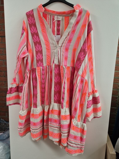 Robe "Helen" corail