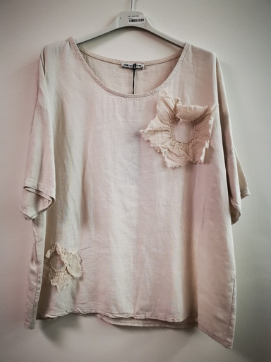 Blouse "Kallista" soleil Beige Clair