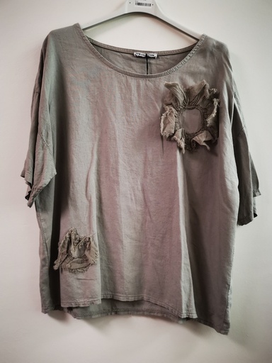 Blouse "Kallista" soleil Taupe