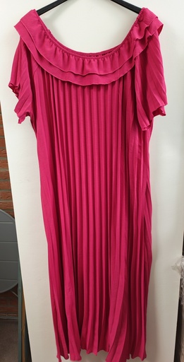 Robe "Amélia" Fuchsia