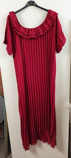 Robe "Amélia" Bordeaux
