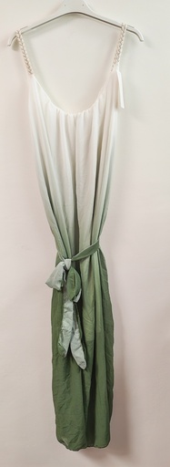 Robe dégradée "Aélys" Kaki