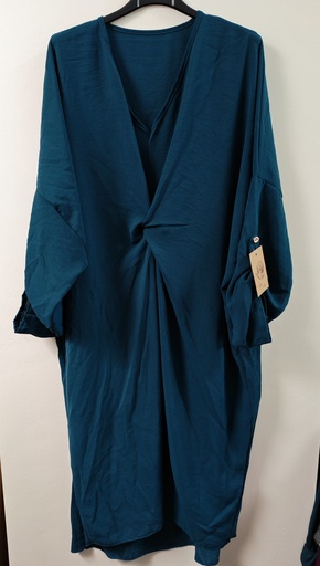 Robe Lysia bleu canard