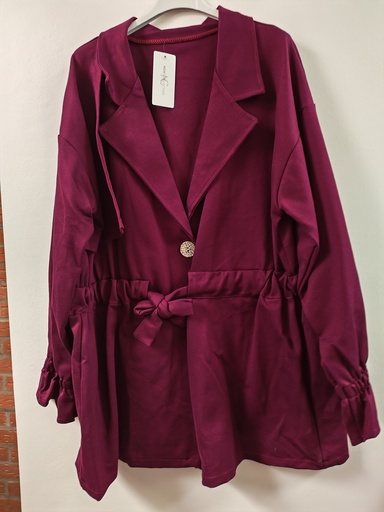 Veste Madie aubergine