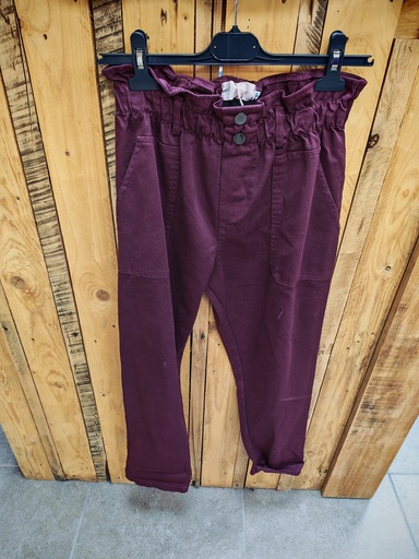 Jeans taille élastique "Roméo" L/XL Mauve