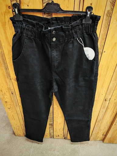 Jeans Noir taille élastique "Charlie"