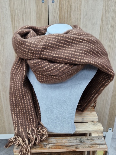 Echarpe "Duolie" Chocolat