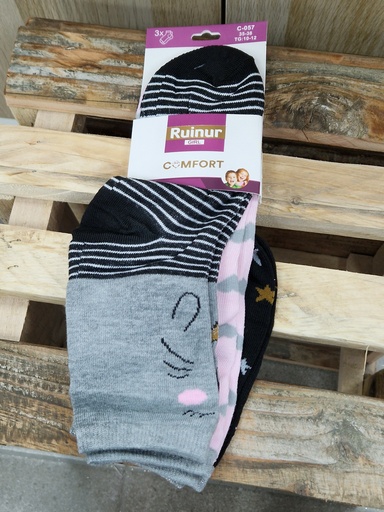 Pack 3 : Chaussettes enfants Taille 31-34