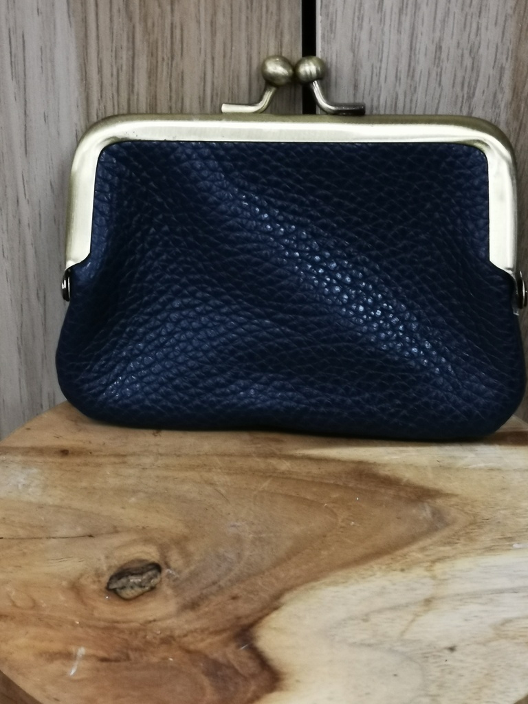 Besace monnaie noir