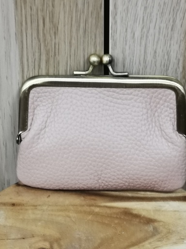 Besace monnaie écru