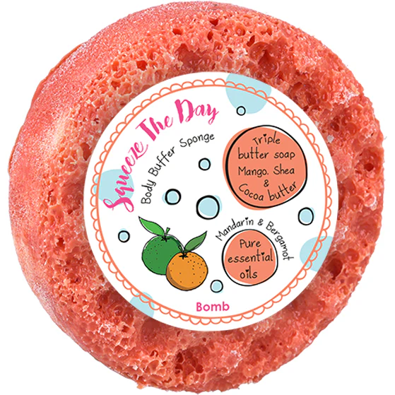 Eponge lavante/exfoliante "Squeeze The Day"