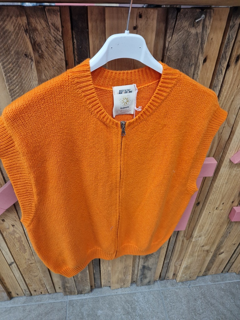 Gilet spring tirette 36-44 orange