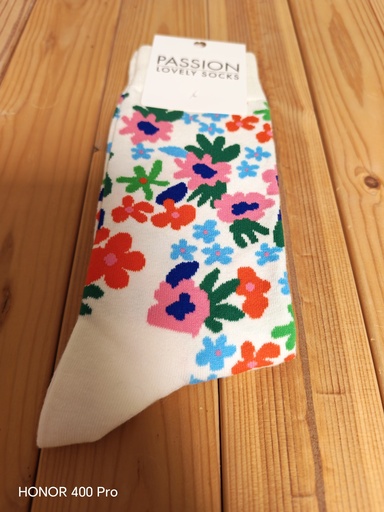Chaussettes fleurs