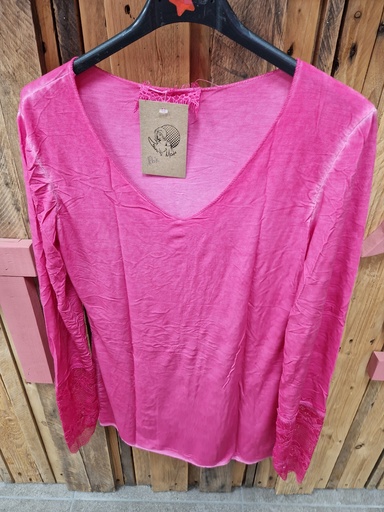 Sous-pull Albie fuchsia