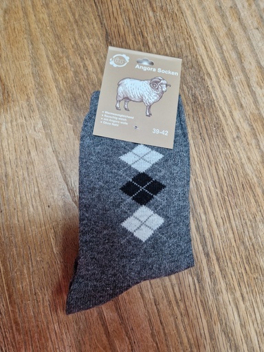 Chaussettes Angora 39/42 - Trilosanges Gris foncé