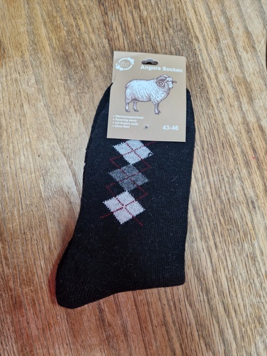Chaussettes Angora 43/46 - Trilosanges Noir
