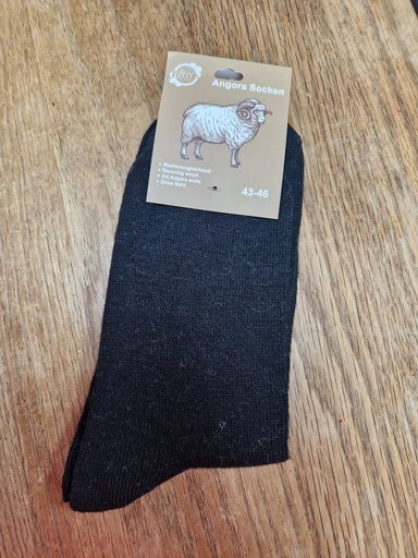 Chaussettes Angora 43/46 - Unies Noires
