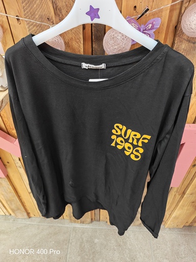 T-shirt Aloha-Surf noir