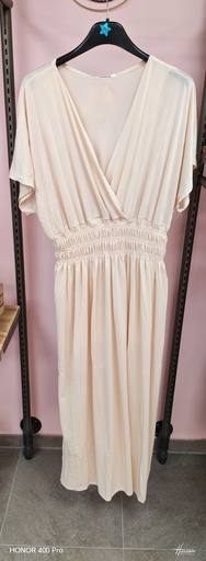 Robe Longue Malia beige
