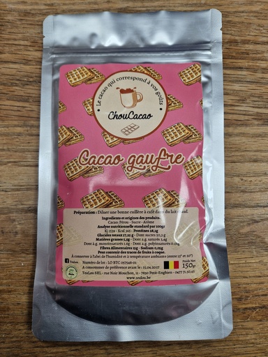 Cacao -  Gaufre 150 gr