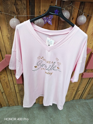 T-shirt Smile rose