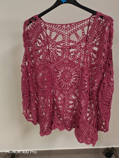 Pull "Séraphine" crochet oversize