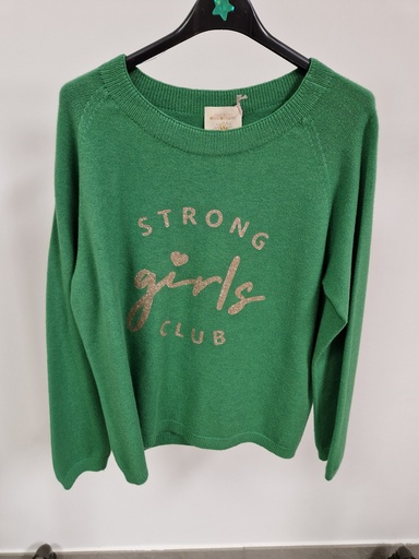 Pull strong girls club vert gucci
