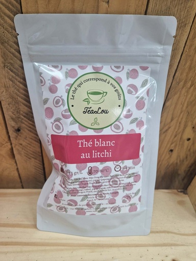 Thé blanc au litchi