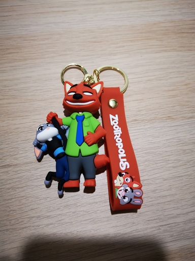 Porte-clefs Zootopie duo