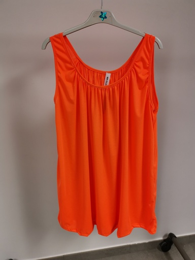 Tank top Mélanie orange fluo