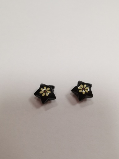 Boucles d'oreilles aimantées "Marguerite" UNITAIRE