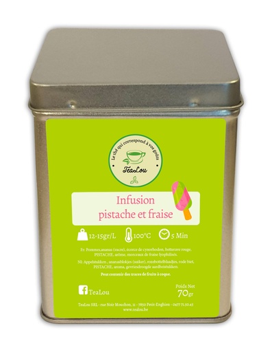Infusion Pistache fraise 70gr 