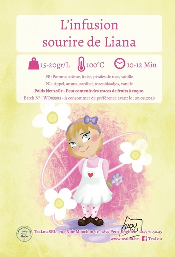 Infusion Le sourire de Liana 70gr 