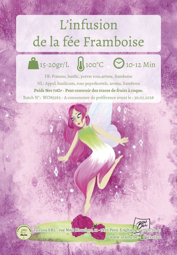 Infusion Fée framboise 70gr  
