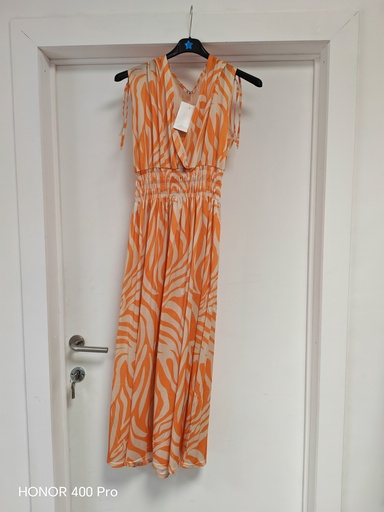 Robe magique longue "Tarza" orange