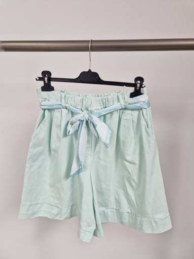 Short unis vert eau