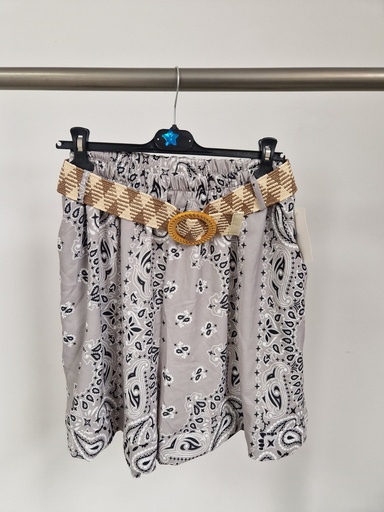 Short bandana gris