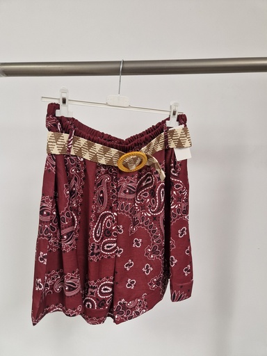 Short bandana Bordeaux
