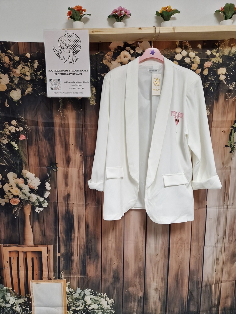 Blazer "Spritz" blanc taille 3