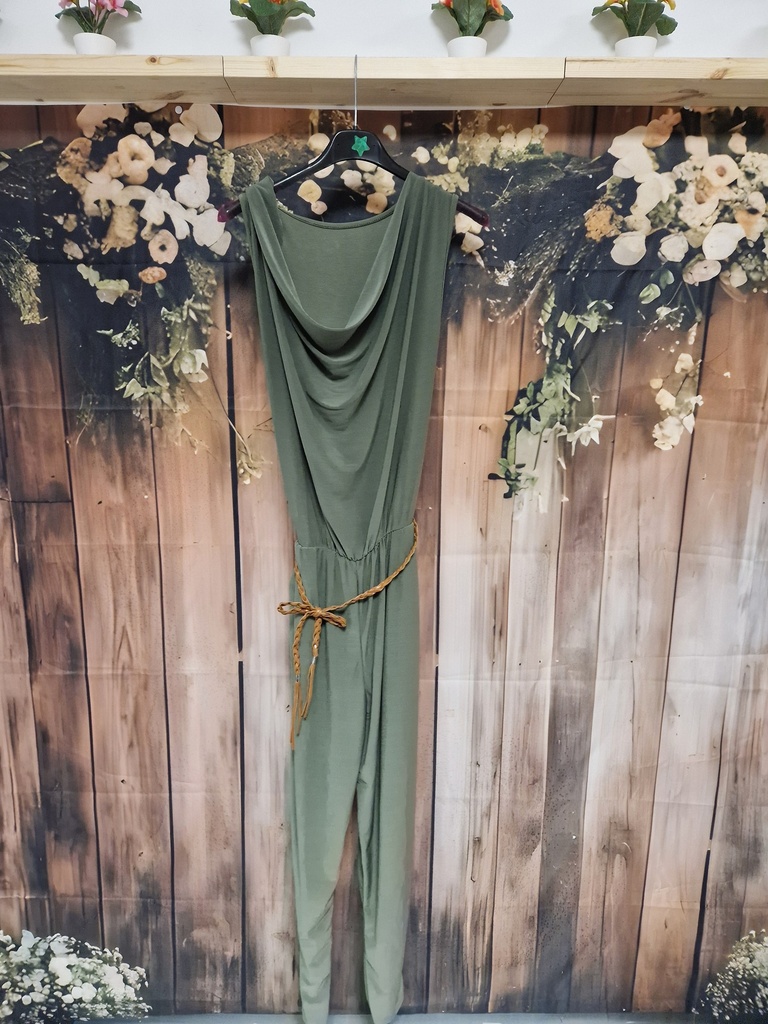 Combi PT "Léa" + ceinture corde Kaki