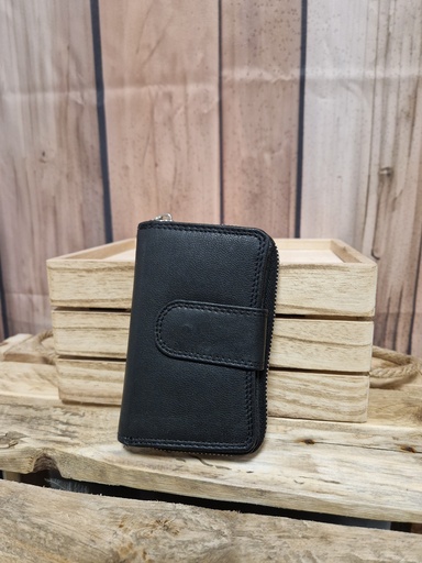 Portefeuille cuir "Roberto" noir