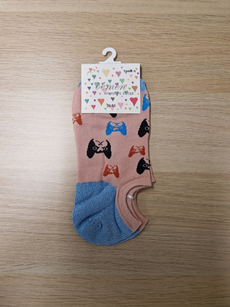Socquettes chats multicolore pailletées 35/41 roses