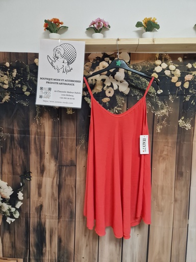 Top "Bernie" corail