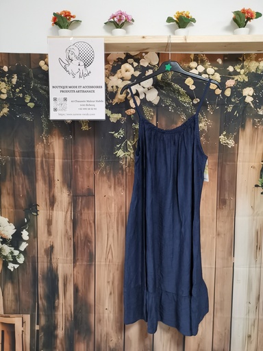 Robe "Amélie" bleue