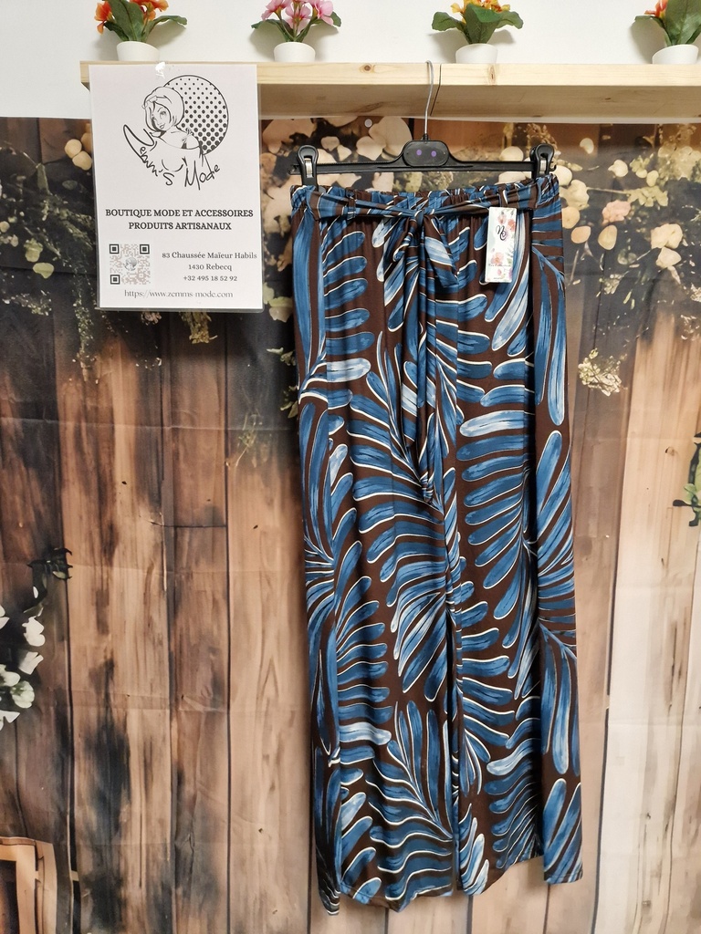 Pantalon "Alyna" bleu