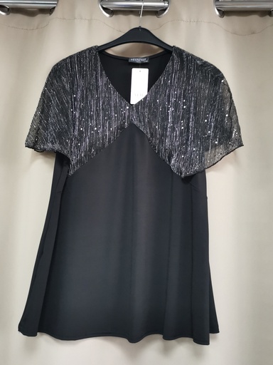 blouse strass voile 