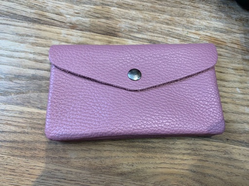 portefeuille cuir uni petit format