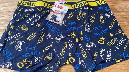 boxer Uomo "Game Over" 14-16 ans 