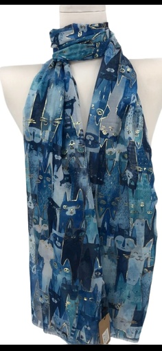 foulard chat 