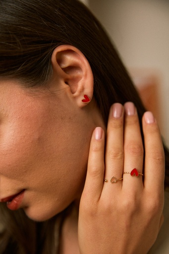 boucles d'oreilles "coeur"
